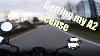 Getting my A2 license!
