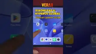 Xiaomi Pad 6: HyperOS Global Manual Update Guide.
