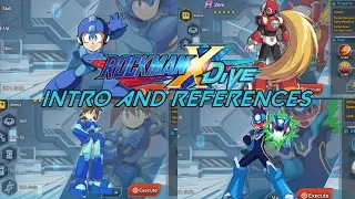 Mega Man X DiVE - ALL Characters Intro & References (Ultimate Edition)