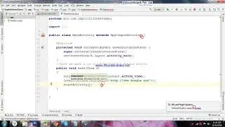 Implicit Intent in Android Studio