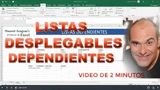 ▶📃 DEPENDENT DROP-DOWN LISTS WITH DATA VALIDATION IN EXCEL (INDIRECT FUNCTION)
