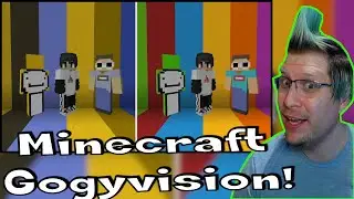 Minecraft But We Are All Colorblind Reaction! Checking Out GOGYVISION...