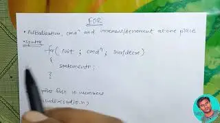 3-8 | FOR LOOP | ITERATIVE STATEMENT