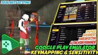 2026 Best Google Play Games Pc Free Fire Key mapping & Sensitivity | Google Play ff Headshot Setting
