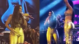 SIMONE ARRASOU NO SHOW COM SIMARIA 😍