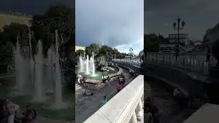 Как красиво в ожидании дождя на Красной площади #москва #краснаяплощадь #город