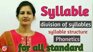 Syllables : Division of syllables, Syllabic structure(Phonetics)
