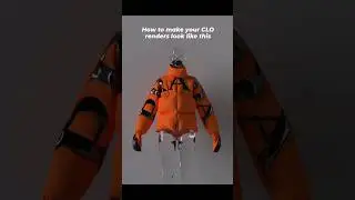 how to render super clean images in CLO 😍 tutorial by fashionx3d