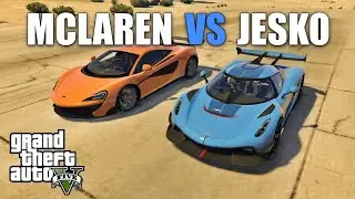 GTA 5 : JESKO VS MCLAREN | WHICH IS BEST ? | SQURO