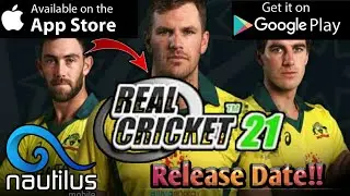 Real Cricket 21 Release Date.  Carrer Mod? || RC21 Release Date || RC21 Trailer || Real Cricket 21