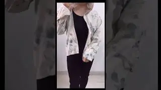 ✋Not letting the old jacket go to waste, I turned it into a perfect new item