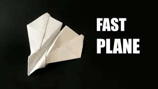 How To Make A Fast Paper Plane | ADVANCED tutorial