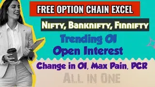 Free Option Chain Excel | Option Chain Analysis | How to pull Option Chain Data?