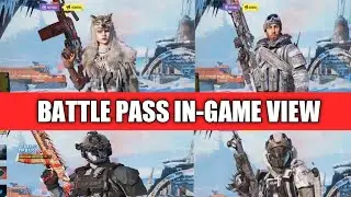 SEASON 11 BATTLE PASS CHARACTER IN-GAME VIEW | CODM SEASON 11 ALL EMOTES LEAKS