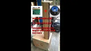 CEK SOUND box RCF jic 12060 dengan power MINIAMPLI CINA ‼️‼️‼️
