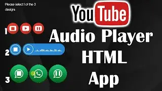 YouTube Audio Player HTML ✔️ New Powerful App