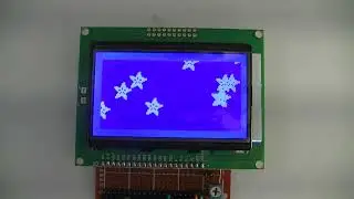 KS0108 GLCD Graphics test with Arduino board