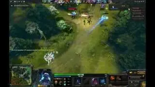 Dota 2 - Lich - Ушел на 1 хп как король