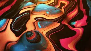 Abstract Liquid Colors | Stock Footage | Screensaver