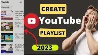 How to create playlist on YouTube 2023, Youtube me playlist kaise banaye