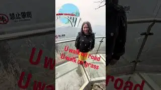 Will the Glass Bridge Break??? #lifestyle #travel