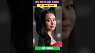 Top 5 most followed TikTok #shorts #tiktok #mostfollowed