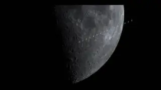 International Space Station Transit of the Moon 6/11/2016