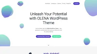 Olena WordPress theme. How to download and install the Olena theme?