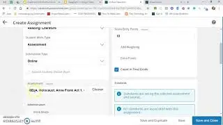 Assigning an Assessment in Unified Classroom