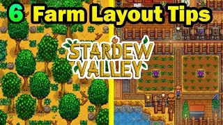 6 TIPS on DESIGNING YOUR Farm Layout - Stardew Valley Tips