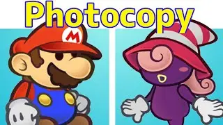 Friday Night Funkin Photocopy TTYD Sprites VS Mario