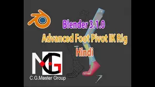 Advanced Foot Rig Made Easy, Pivot IK and Roll || Blender-3.1.0