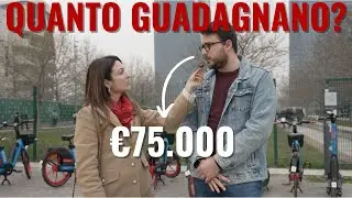 Quanto GUADAGNANO gli Italiani nel 2024? (Milano - Piazza Gae Aulenti)