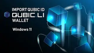 How to import your Qubic ID into another Qubic Wallet using Windows 11