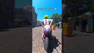 Almost got to SEE 🥹 When you really love MOTORCYCLES and can’t resist 🥰 