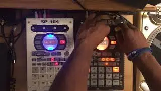 Making a sp-404 beat with resample method
