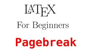 LaTeX pagebreak