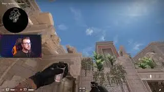 Smoke mid Anubis from ct #csgo #ксго