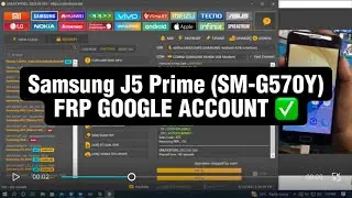 Samsung J5 Prime (SM-G570Y) FRP GOOGLE ACCOUNT bypass with UNLOCKTOOL