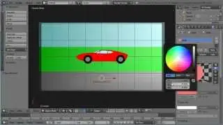 Blender 2D Animation Tutorial How to make 'A Car Drives Past Things' Part 1