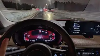Mazda CX80 2.5 PHEV motorway drive and acceleration