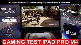 CHIPSET OVERPOWER M4!! Tes Banyak Game Berat di iPad Pro M4 Chip 2024!