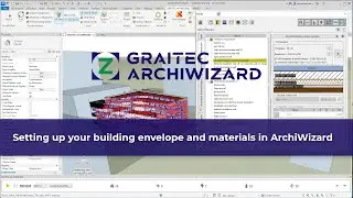 Setting up your building envelope and materials in ArchiWizard