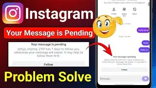 Your Message is Pending Problem in Instagram/ Your Message is Pending / instagram dm pending problem