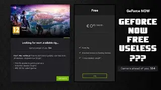 Nvidia GeForce NOW Free membership is useless NOW ?