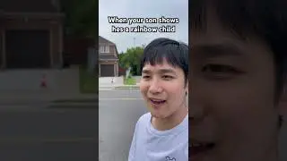 When your son shows hes a rainbow child