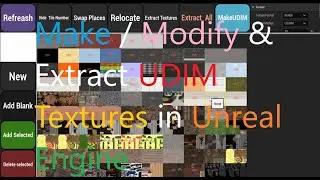 UDIM Editor Plugin for Unreal engine