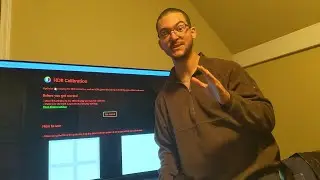 Windows 11 just got the HDR System level calibration that the Xbox have! First time setting up live!