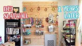 DIY Slat Wall Organizer: Tips and Advice from Living with it for Years