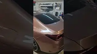 Mercedes CLA - бронирование передних и задних фар полиуретановой плёнкой с затемнением